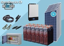 Kit Solar Fotovoltaico Aislada 600w 1000wh/dia