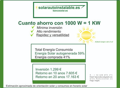 Kit solar autoinstalable - Foto 5