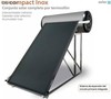 Kit solar completo termosifon Domusa DS Compact Inox 1.150t sobre tejado