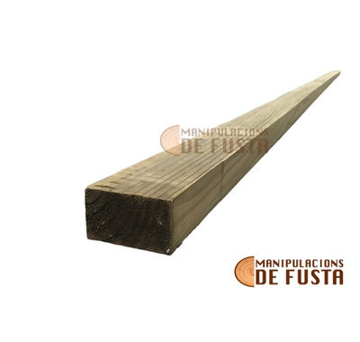 Postes de madera, tablas autoclave de 300 X4.5 X14.5 cms Paquete 77  unidades.