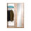 Kleiderschrank mit Spiegel EUGEN Eiche120x52x182cm - Foto 5