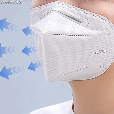 KN95- FFP2 White Foldable máscara protetora - Foto 2