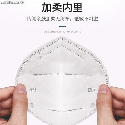 KN95- FFP2 White Foldable máscara protetora - Foto 3
