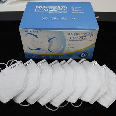 KN95- FFP2 White Foldable Mask - Foto 3
