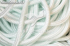 Knitted fiberglass rope