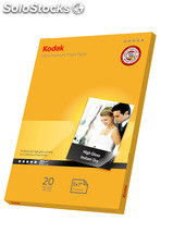 Kodak 280gsm ULTRA Glossy Photo Paper 13x18 (20 folhas)