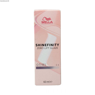 Koloryzacja permanentna Wella Shinefinity Nº 07/81 (60 ml)