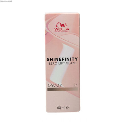Koloryzacja permanentna Wella Shinefinity Nº 09/07 (60 ml)