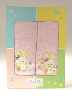 Komplet ręczników dla dziecka (2 szt.) króliczek - Zdjęcie 3
