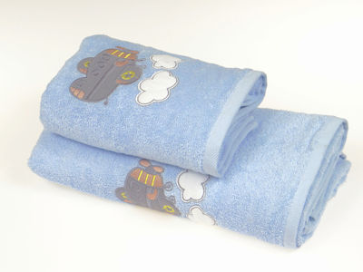 Komplet ręczników dla dziecka (2 szt.) samolot