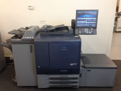 Konica Minolta Bizhub Pro C6000L Copier Printer Scanner Finisher LCT
