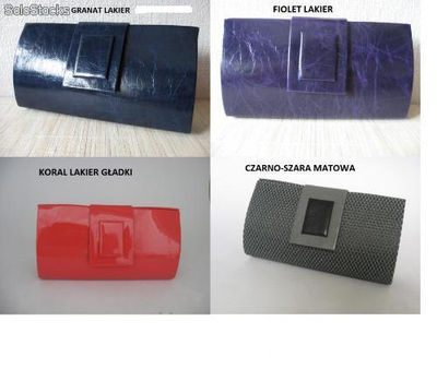 Kopertówki torebki wizytowe polska produkcja różne kolory super jakość - Zdjęcie 4