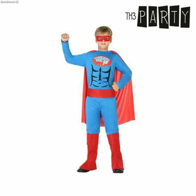 Kostium dla Dzieci Th3 Party Wielokolorowy Superbohater (4 Części)