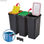 Kosz na śmieci do recyklingu Tontarelli 45 L Plastikowy (29,2 x 39,2 x 59,6 cm) - 3