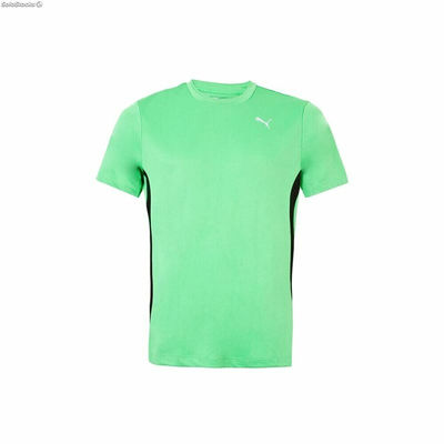 Koszulka sportowa z krótkim rękawem Puma Running Kolor Zielony