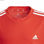 Koszulka z krótkim rękawem Adidas Essentials 3 Bandas Czerwony - 4