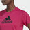 Koszulka z krótkim rękawem Damska Adidas Designed 2 Move Logo Fuksja - 5