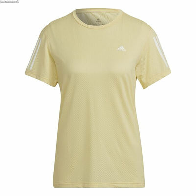 Koszulka z krótkim rękawem Damska Adidas Own Cooler Żółty
