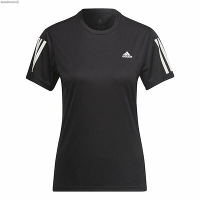Koszulka z krótkim rękawem Damska Adidas Own the Run Czarny