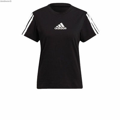 Koszulka z krótkim rękawem Damska Adidas TC Czarny