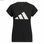 Koszulka z krótkim rękawem Damska Adidas Training 3 Bandas Czarny - 3