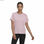 Koszulka z krótkim rękawem Damska Adidas Training Minimal Różowy - 2