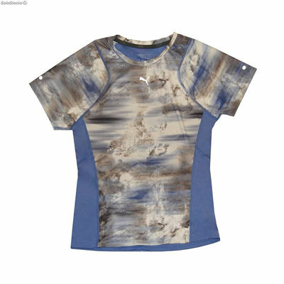 Koszulka z krótkim rękawem Damska Puma Graphic Tee Niebieski