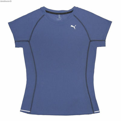 Koszulka z krótkim rękawem Damska Puma Pe Running Tee Niebieski