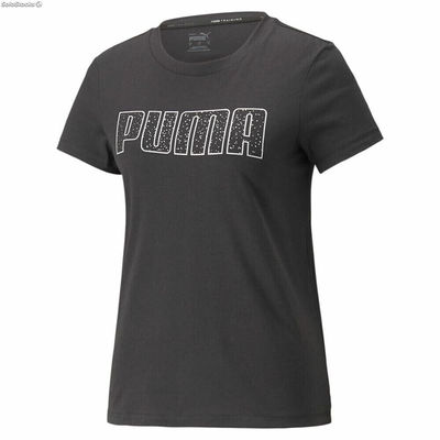 Koszulka z krótkim rękawem Damska Puma Stardust Crystalline Czarny