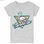 Koszulka z krótkim rękawem dla dzieci Converse Flamingo Jasnoszary - 3