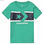 Koszulka z krótkim rękawem dla dzieci Converse Stripe Star Chevron Kolor Zielon - 4