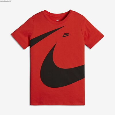 Koszulka z krótkim rękawem dla dzieci Nike Pomarańczowy