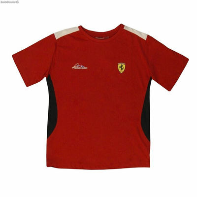 Koszulka z krótkim rękawem dla dzieci Precisport Ferrari Czerwony (14 lat)