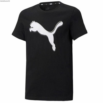 Koszulka z krótkim rękawem dla dzieci Puma Graphic Czarny