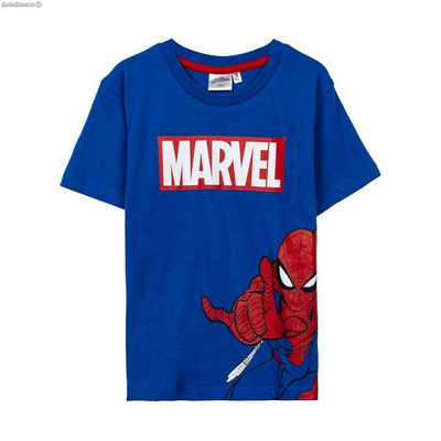 Koszulka z krótkim rękawem dla dzieci Spider-Man Niebieski Dziecięcy