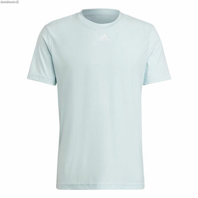 Koszulka z krótkim rękawem Męska Adidas 3-Bar Graphic Niebieski Jasnoniebieski