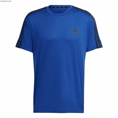 Koszulka z krótkim rękawem Męska Adidas Aeroready Designed To Move Niebieski