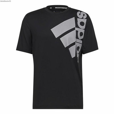 Koszulka z krótkim rękawem Męska Adidas Big Badge Czarny