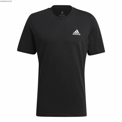 Koszulka z krótkim rękawem Męska Adidas Embroidered Small Logo Czarny