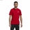 Koszulka z krótkim rękawem Męska Adidas Essential Logo Czerwony - 2