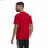 Koszulka z krótkim rękawem Męska Adidas Essential Logo Czerwony - 3