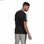 Koszulka z krótkim rękawem Męska Adidas Essentials 3 bandas Czarny - 2