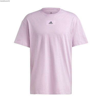 Koszulka z krótkim rękawem Męska Adidas Essentials Feelvivid Drop Lawenda