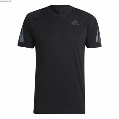 Koszulka z krótkim rękawem Męska Adidas Run Icon Czarny
