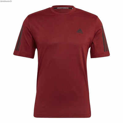 Koszulka z krótkim rękawem Męska Adidas T365 Training Ciemnoczerwony
