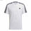 Koszulka z krótkim rękawem Męska aeroready Adidas D2M Sport 3 Bandas Biały - 3