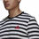 Koszulka z krótkim rękawem Męska Essentials Stripey Adidas Embroidered Logo Cz - 5