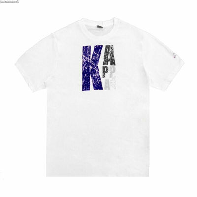 Koszulka z krótkim rękawem Męska Kappa Sportswear Logo Biały