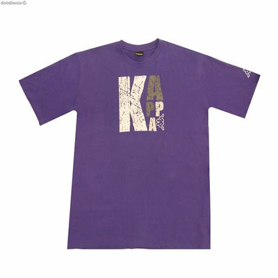 Koszulka z krótkim rękawem Męska Kappa Sportswear Logo Fiolet