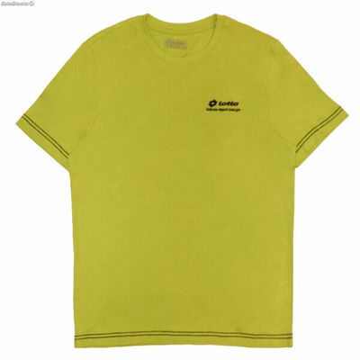 Koszulka z krótkim rękawem Męska Lotto Brett Żółty Cytrynowa Zieleń